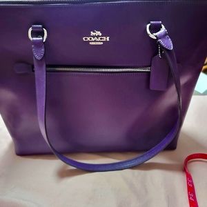 Coach Purple Toat Bag